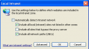 Local Intranet Detection settings